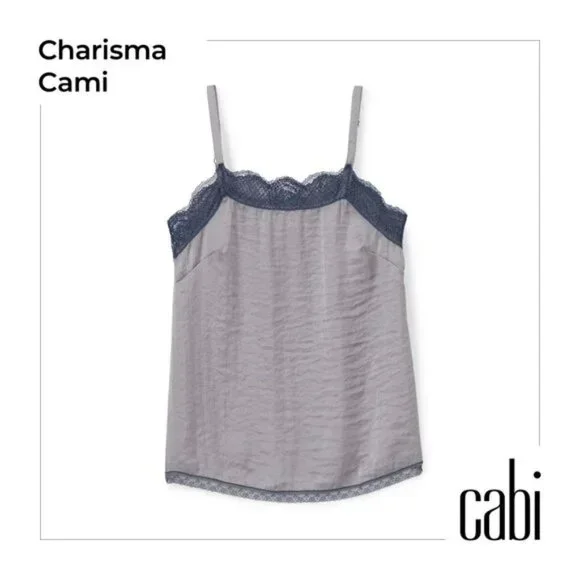 CAbi Gray and Black Chemise - Picture 3 of 4